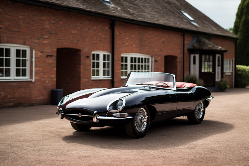 Jaguar E-Type - "The Italian Job" (1969)